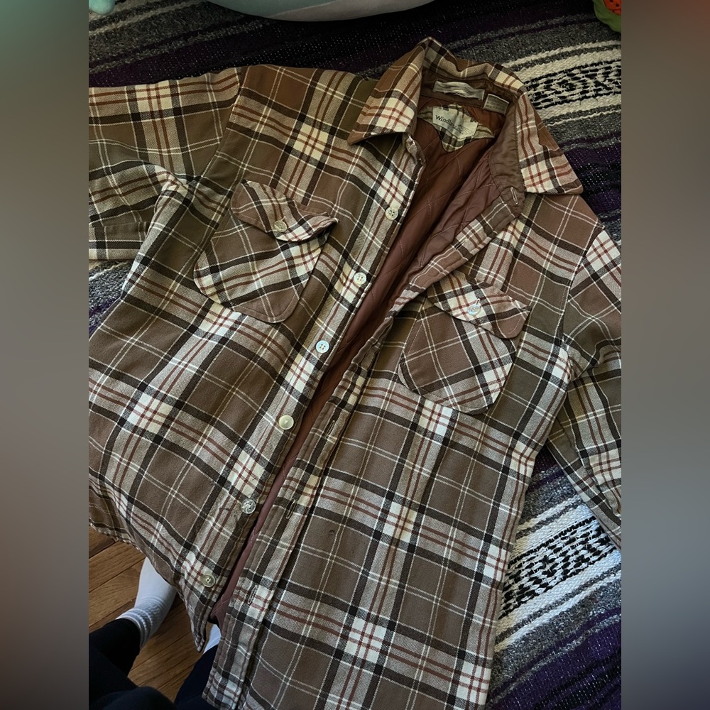 Quilted Flannel Shirt Jacket